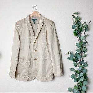 Ralph Lauren Emblem Blazer Gold Buttons Medium